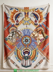 Hermes Throw Blankets